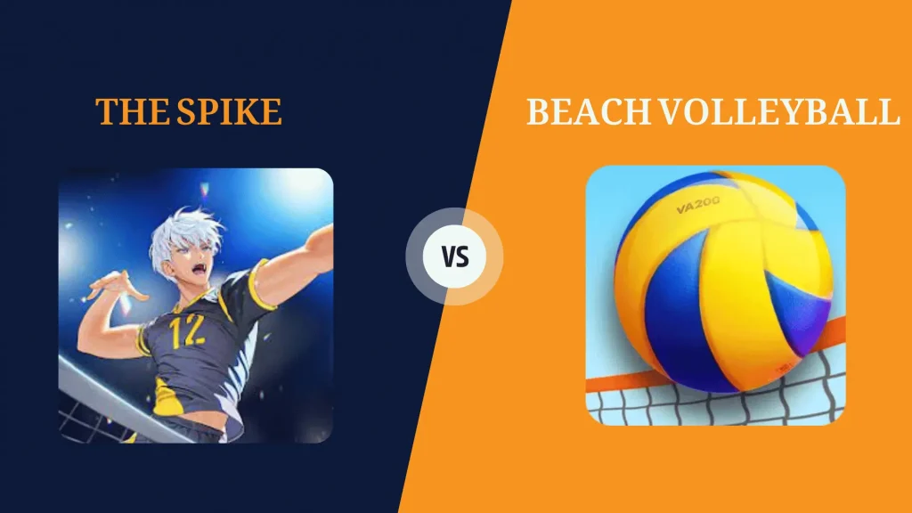 The Spike MOD APK v/s Beach Volleyball MOD APK 1 The Spike MOD APK v/s Beach Volleyball MOD APK